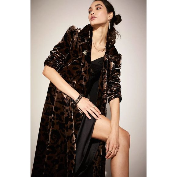 Free People Kate Velvet Duster Evening Jacket Size XS